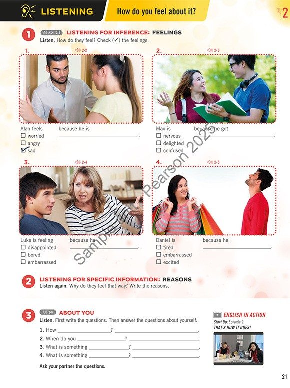 página de muestra del nivel 2