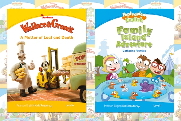 Readers book covers - Wallace and Gromit and Poptropica
