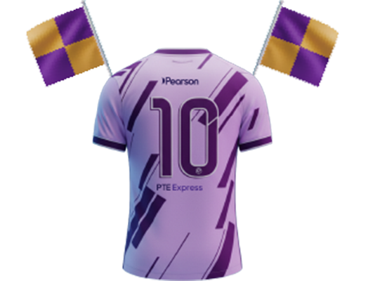 A white tick inside a circle