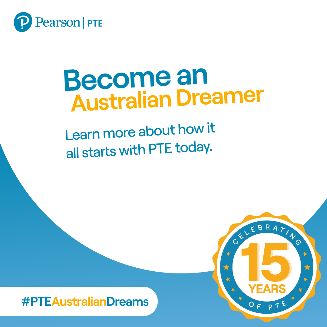 Become an austrailan dreamer. Learn more about how it all starts with PTE today. 