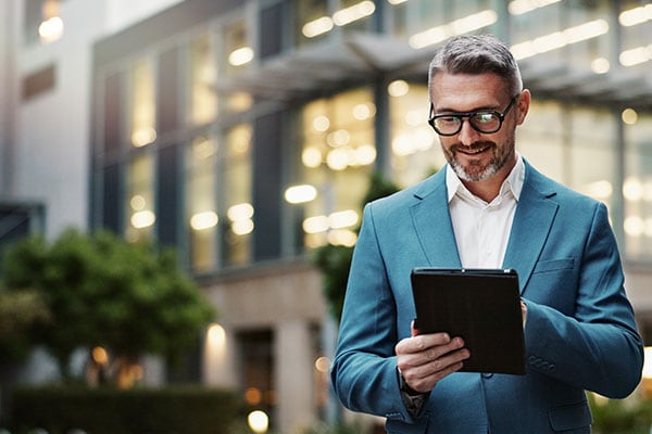 Woman at online conference