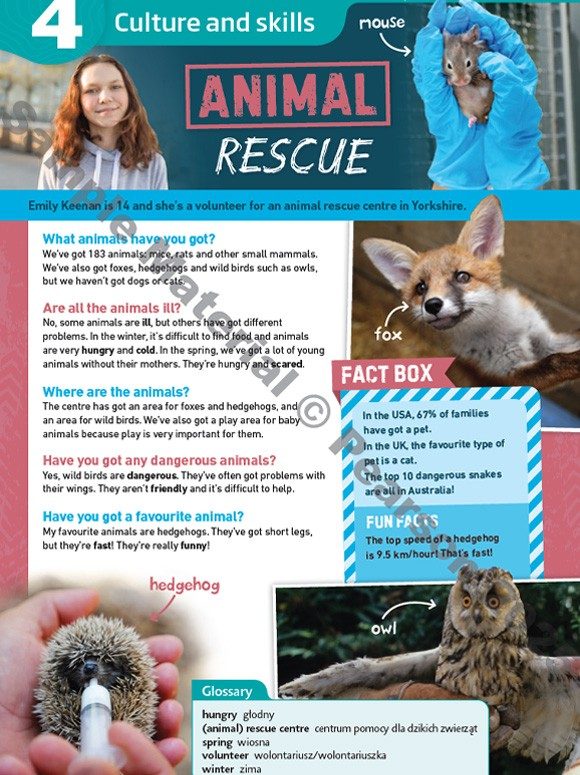 strona przykładowa z zeszytu ucznia na poziomie A1