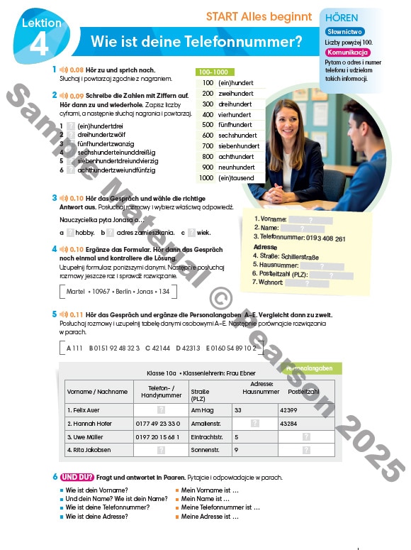 Strona przykładowa poziom 1