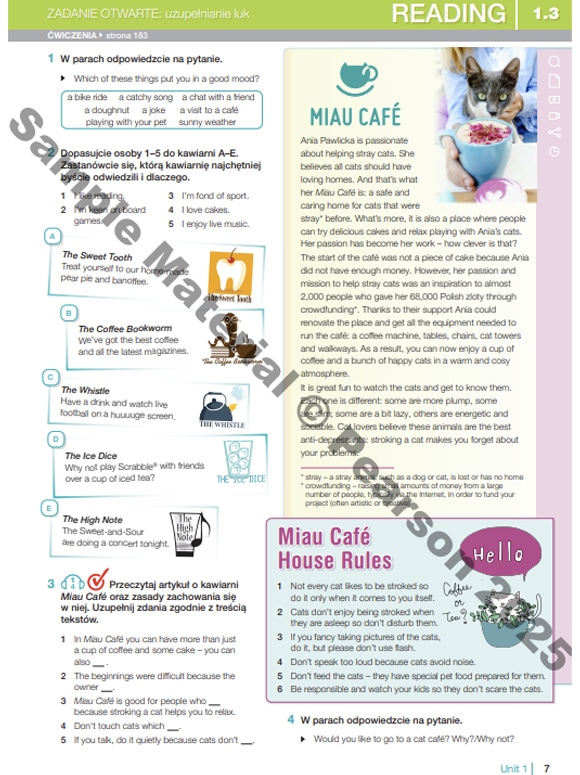 materiały przykładowe