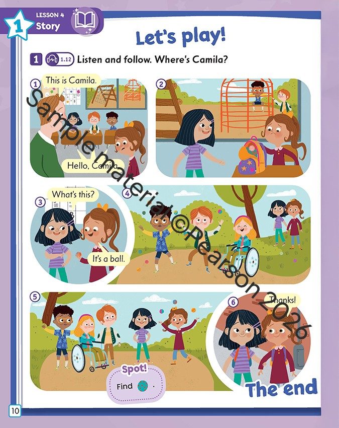 Próbka z podręcznika ucznia, jednostka 1