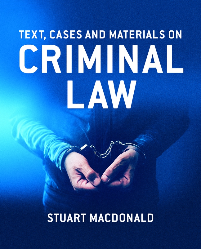 Macdonald Criminal Law, 3rd edition