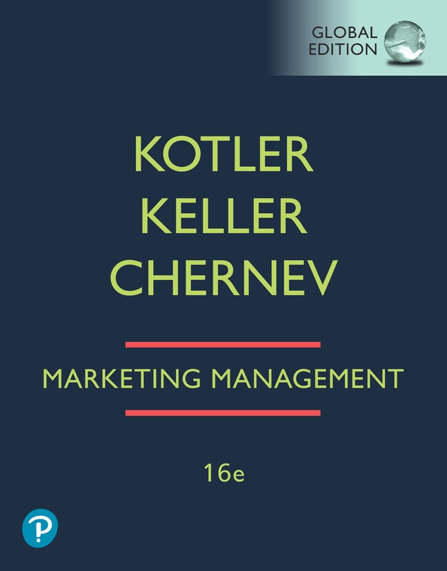 Marketing Management Kotler 16e Jacket