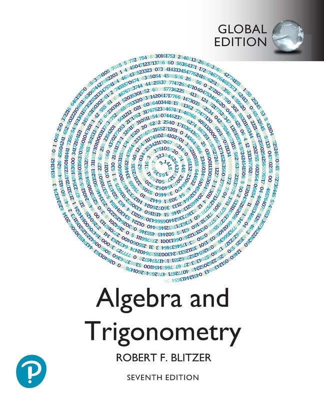 Algebra and Trigonometry, Global Edition, 7th Edition