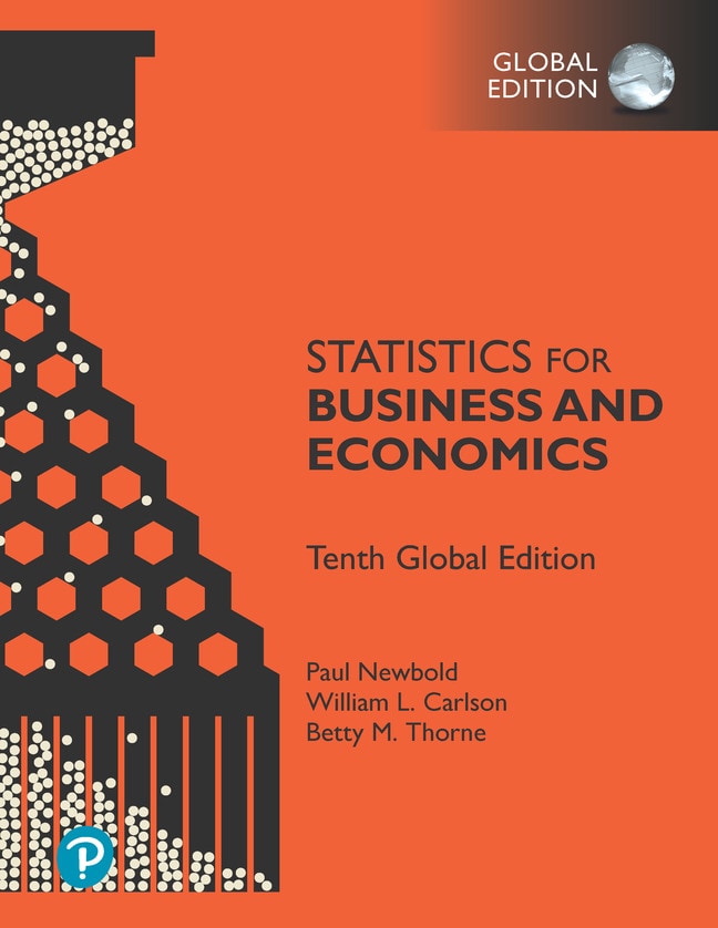 Statistics for Business and Economics, Global Edition, 10th Edition