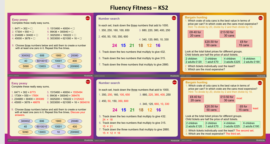 Fluency Fitness activities