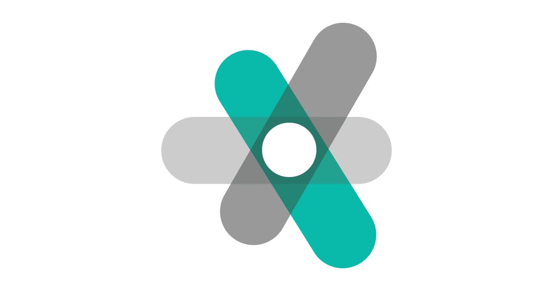 ActiveHub asterisk brand mark with turquoise accent