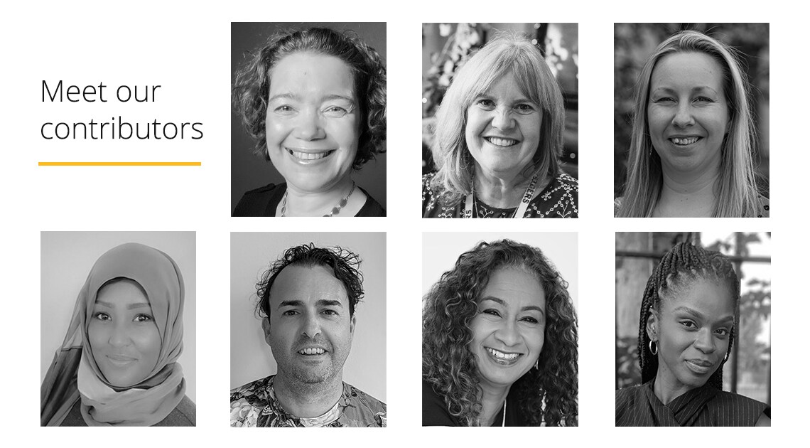 Meet our contributors with photos of our contribtutors 