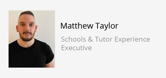 Photograph of Matthew Taylor, Schools and Tutor Experience Executive
