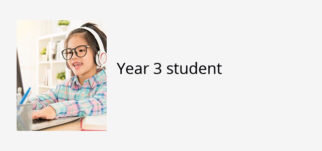 Year 3 student
