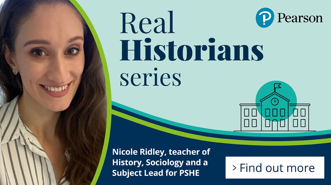 Nicole Ridley, teacher of History, Sociology and a Subject Lead for PSHE. Find out more
