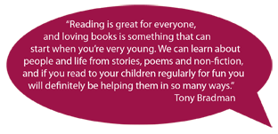 Quote from Tony Bradman