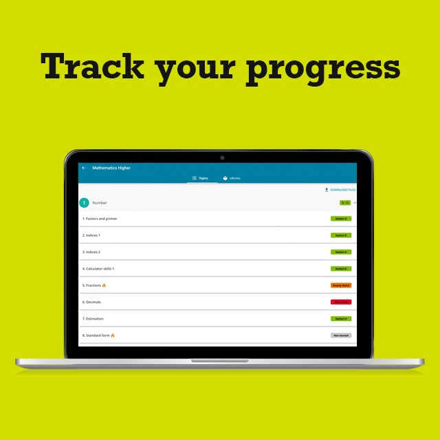 Use the online progress tracker
