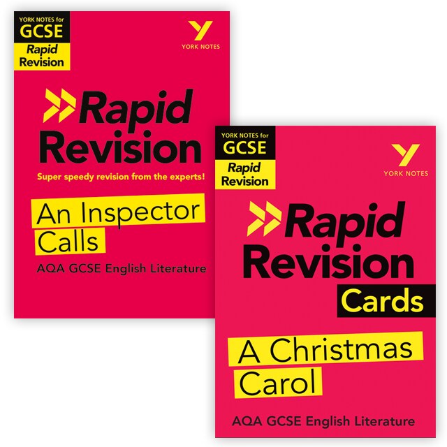 York Notes Rapid Revision books and cards