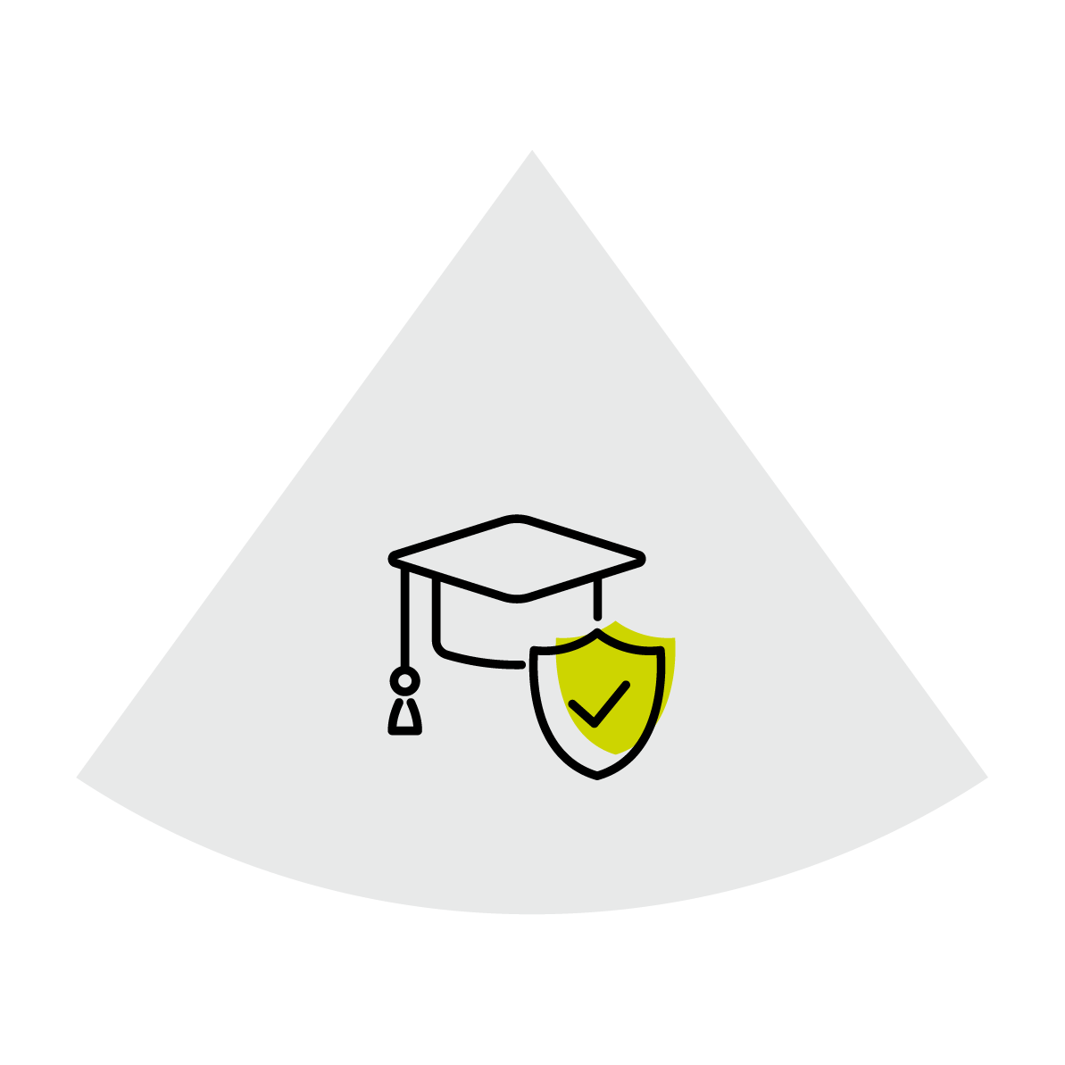 An icon showing a mortarboard