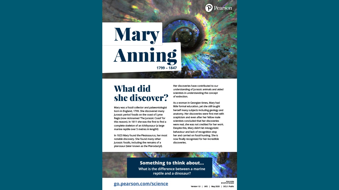 Mary Anning poster