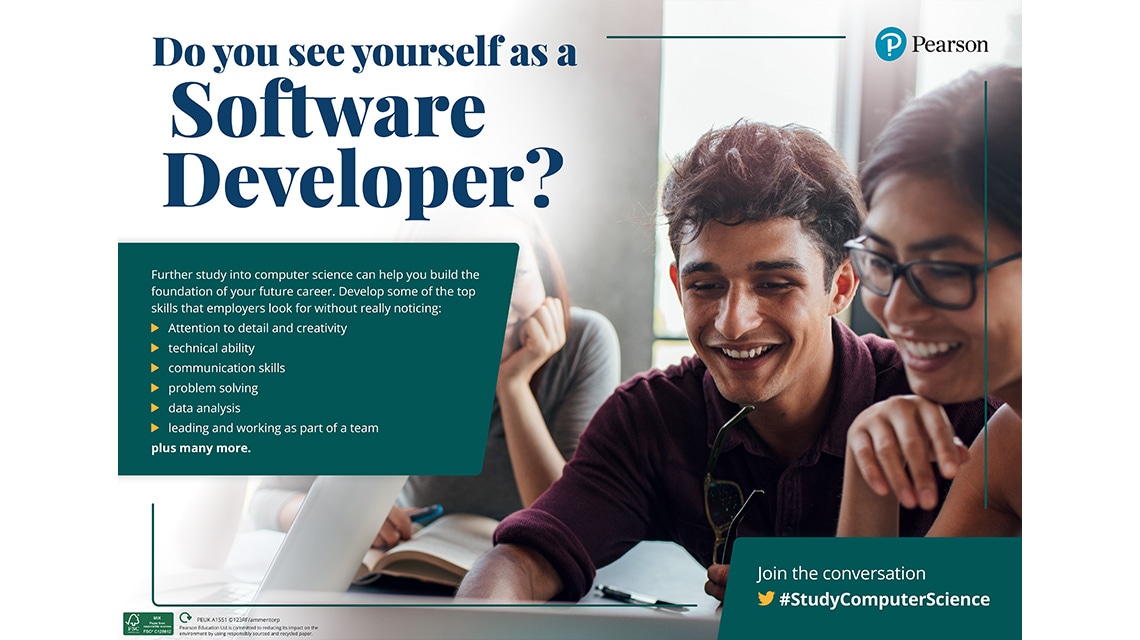 Software Developer poster - male
