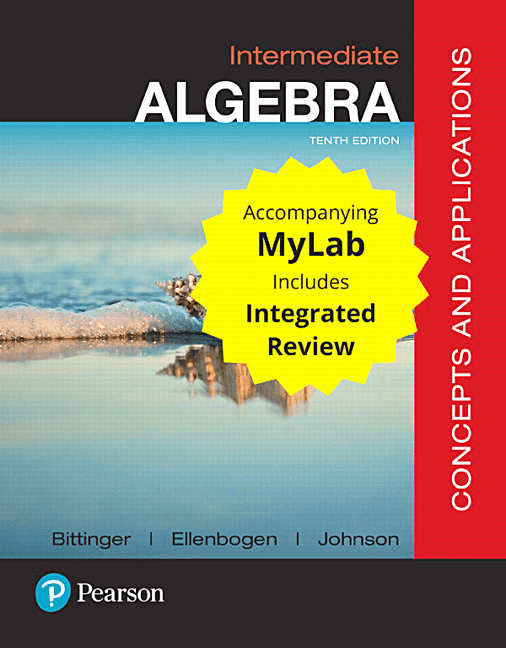 Intermediate Algebra with Integrated Review, 10th Edition