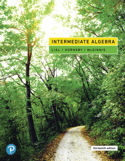 Intermediate Algebra with Integrated Review, 13th Edition