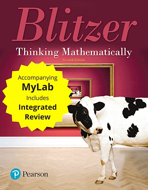 Thinking Mathematically with Integrated Review, 7th Edition