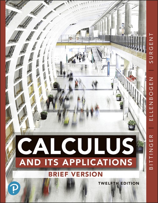 Calculus and Its Applications, Brief Version, with Integrated Review, 12th Edition