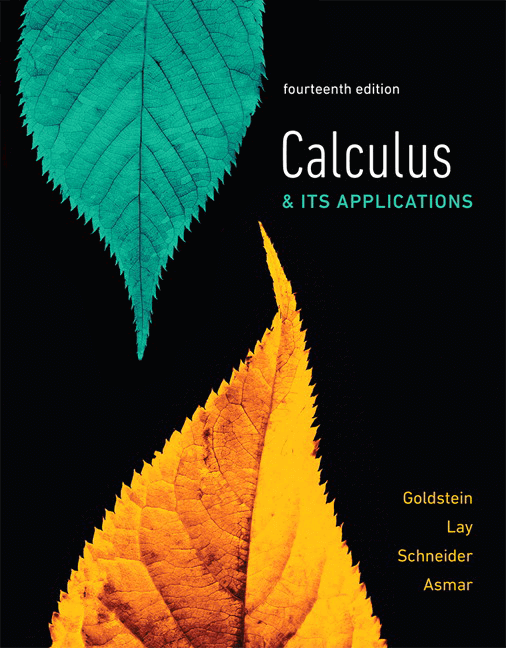 Calculus and Its Applications with Integrated Review, 14th Edition