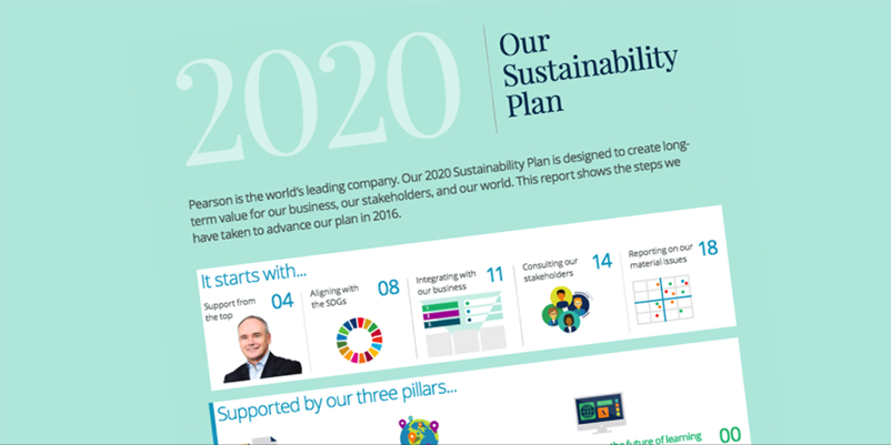 pearson sustainable business plan 2030