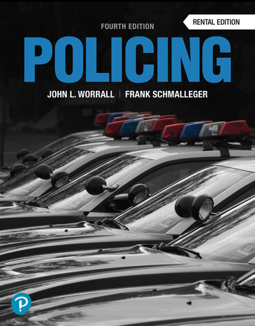 Cover for Worrall & Schmalleger, Policing (Justice Series), 4th Edition 
