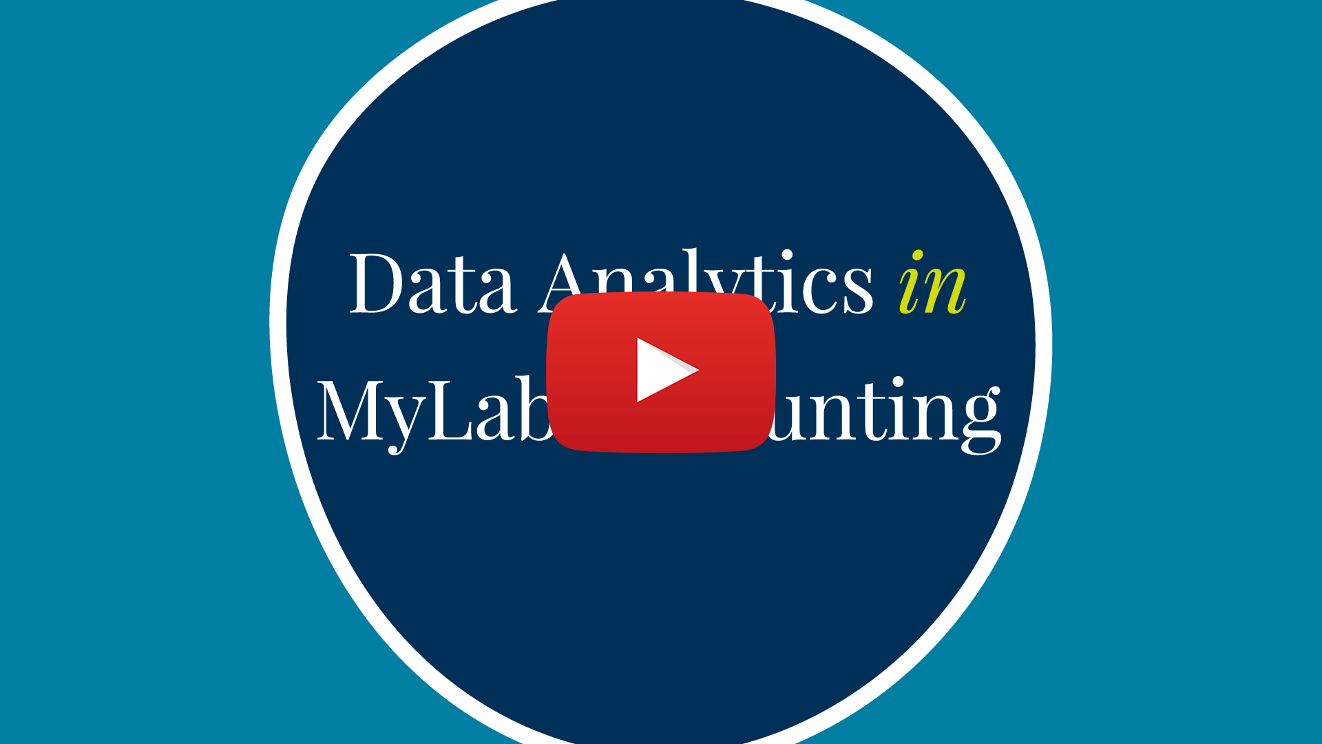 Data Analytics in MyLab Accounting